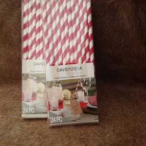 NIP 24 pc Paper Straws (2 boxe bundle)